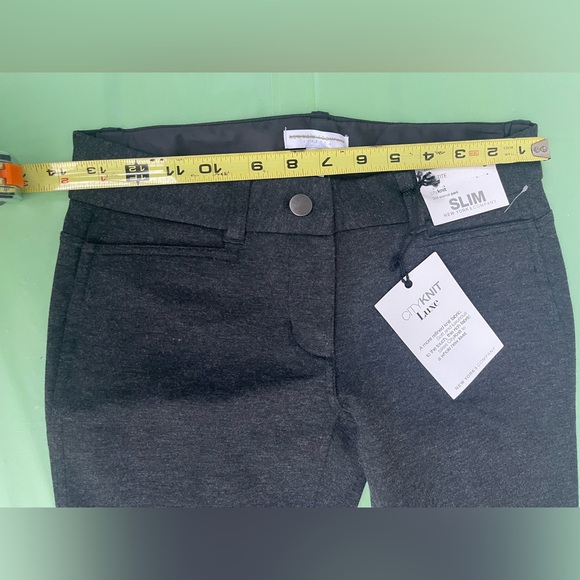 Slim Classic Dark Gray Women's pants size 0 petite NWT - Picture 11 of 14